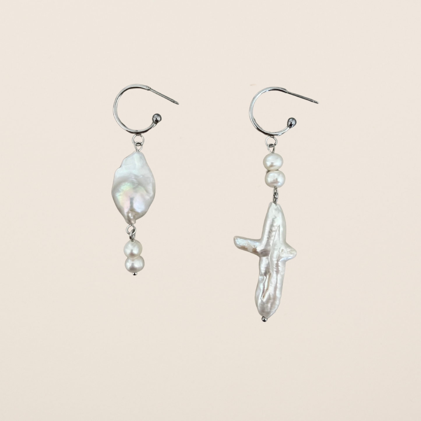 Baroque Cross Earrings