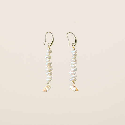 Shell Drop Earrings